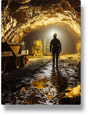Operações minerárias precisam de visibilidade contínua, controle de acesso e proteção perimetral integrada. 